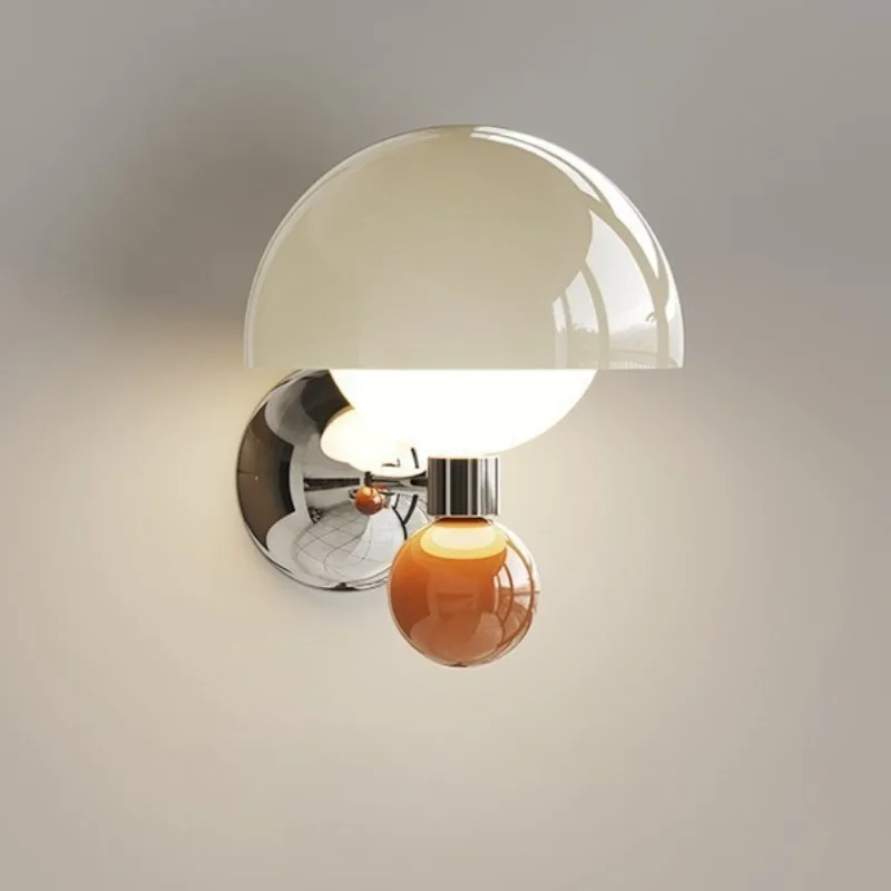 

Настенный светильник «Гриб» в современном стиле для гостиной, спальни, прикроватный светильник, креативный светильник для детской комнаты с забавной цветовой гаммой