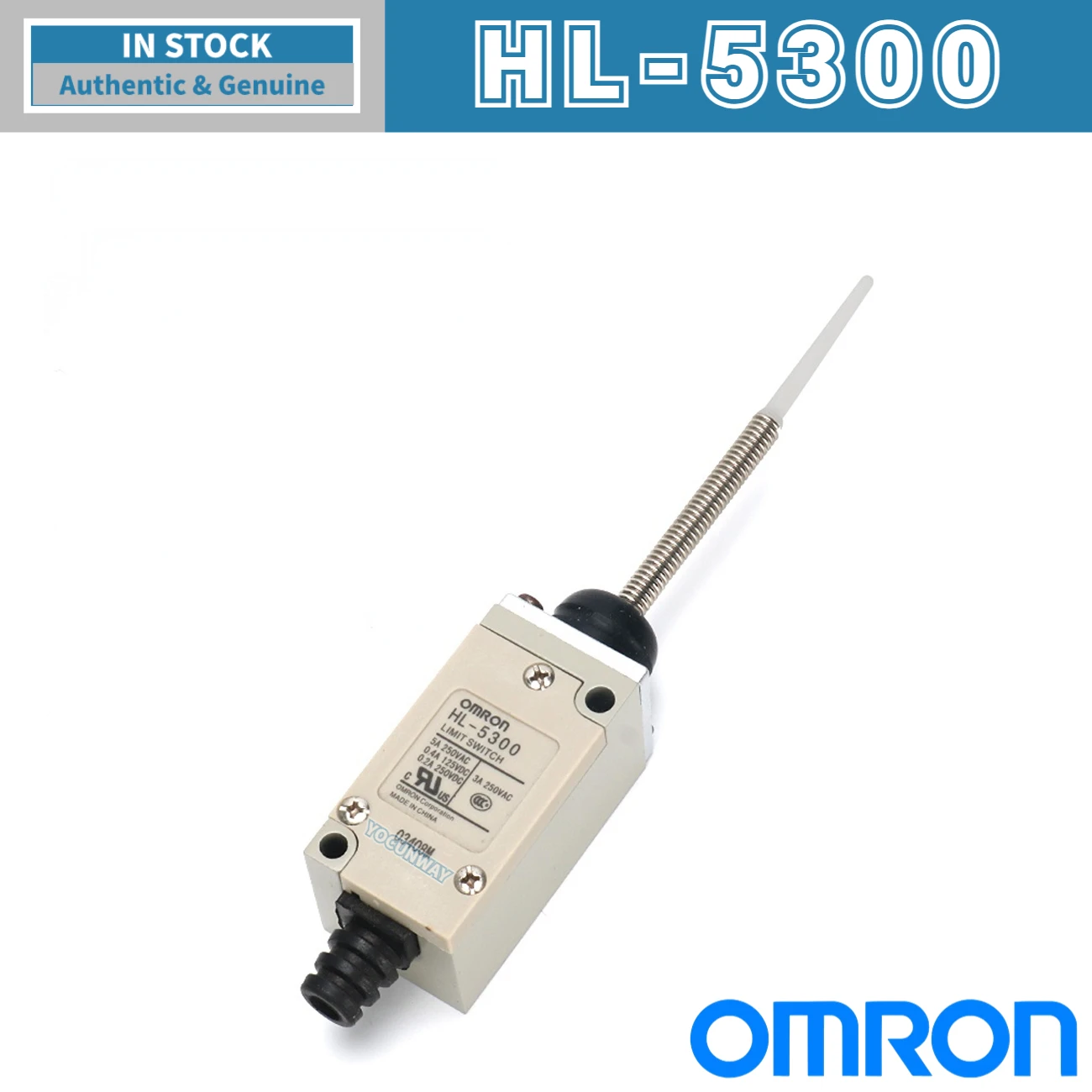 OMRON Originele eindschakelaar Authentiek Nieuw HL-serie - 5A Compatibel met modellen HL-5000 HL-5030 HL-5050 HL-5100 HL-5200 HL-5300