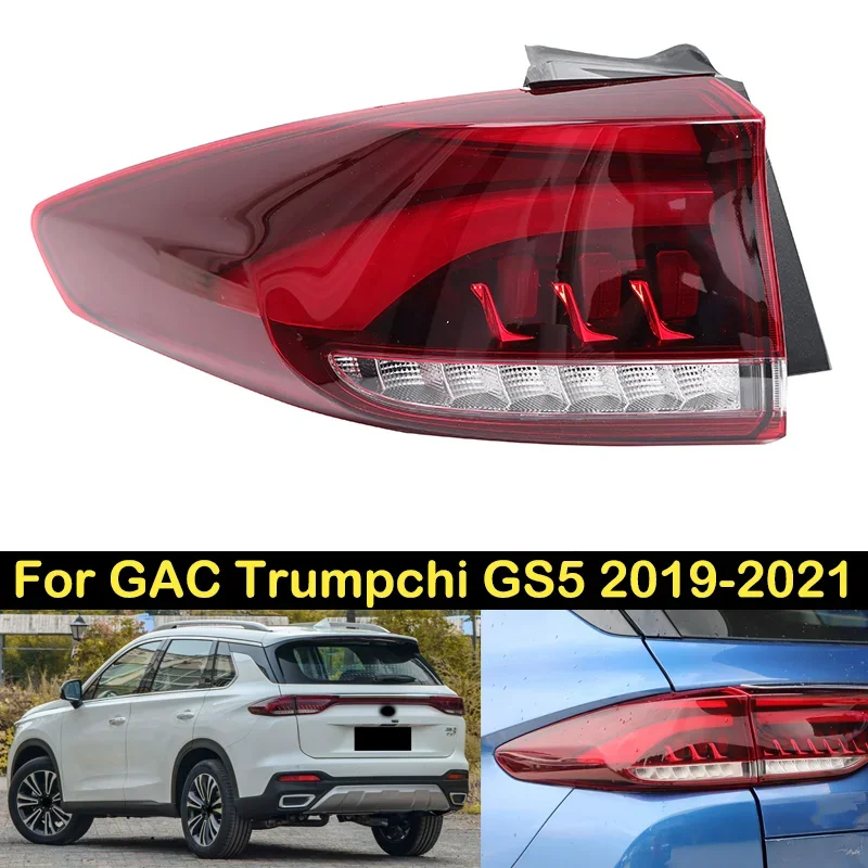 

Taillight For GAC Trumpchi GS5 2019 2020 2021 Brake Light Rear bumper taillamps tail light Assembly