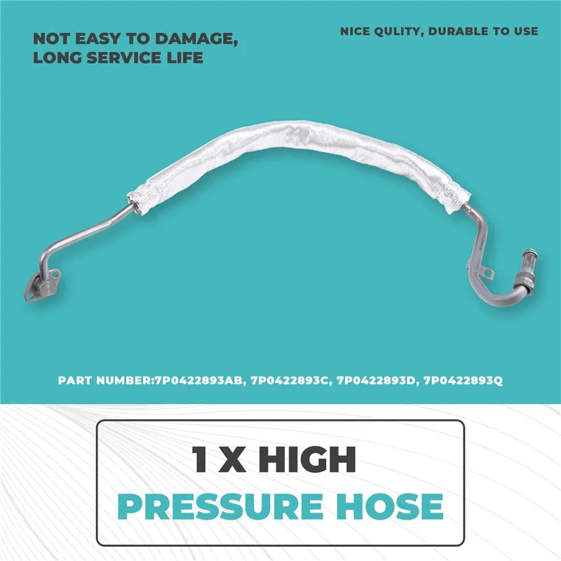 خرطوم الضغط العالي لتوجيه طاقة السيارة 7P0422893AB,7P0422893C,7P0422893D/Q لشركة فولكس فاجن طوارق 7P 3.0T V6 2011-2016 ديزل-L94A