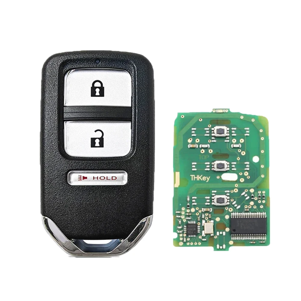 YIQIXIN 433MHz ID47 Chip Remote Car Key For Honda Accord Piot CR-V HR-V Jazz Civic 2016 2017 2018 2019 2020 FCCID KR5V2X