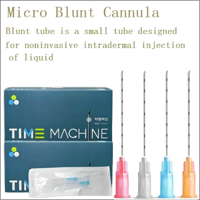 15-100pcs High Blunt Tip Micro Cannula Needle For Filler Injection 18G 21G 22G 23G 25G 27G 30G Facial Filling Nose 2pcs/pack