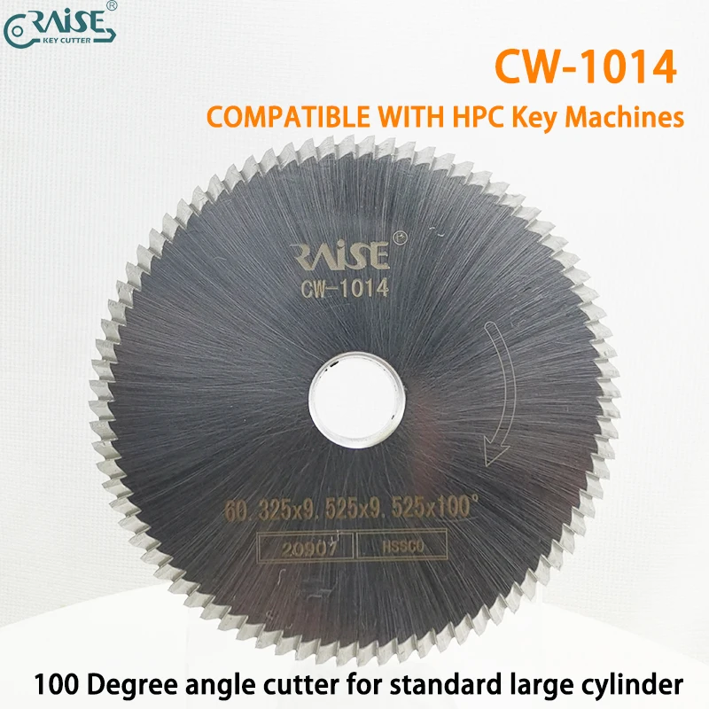 

RAISE Cutter Compatible with HPC CW-1014 HPC Key Machine for Kwikset Weslock