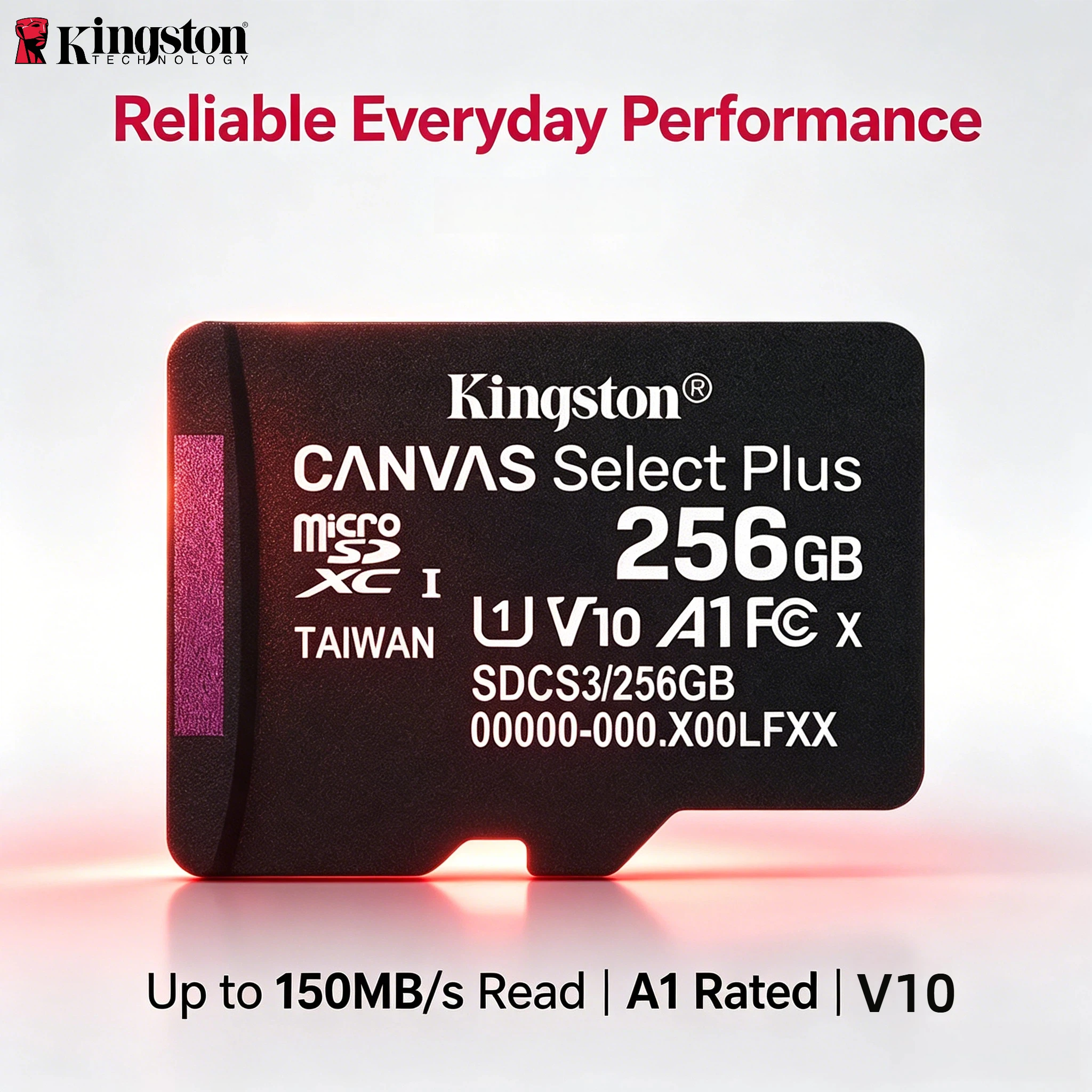 Tarjeta Micro SD Kingston de 64-256 GB, Tarjeta de Memoria UHS-I Clase 10 A1 para Teléfonos Inteligentes Android, Tabletas, Nintendo Switch