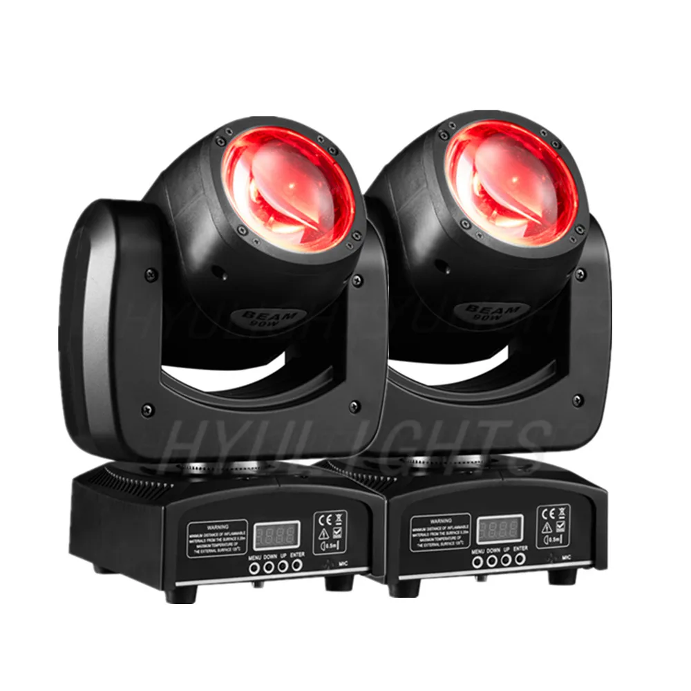 

2 шт. 90 Вт светодиодные мини-лучи с подвижной головкой RGBW 4in1audience dj DMX контроллер luces de discoteca вечерние огни luci discoteca