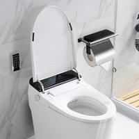 Wall Mount Toilet Paper Holder Self Adhesive Stainless Steel Toilet Paper Roll Holder With Phone Shelf Bathroom Tissue Organize