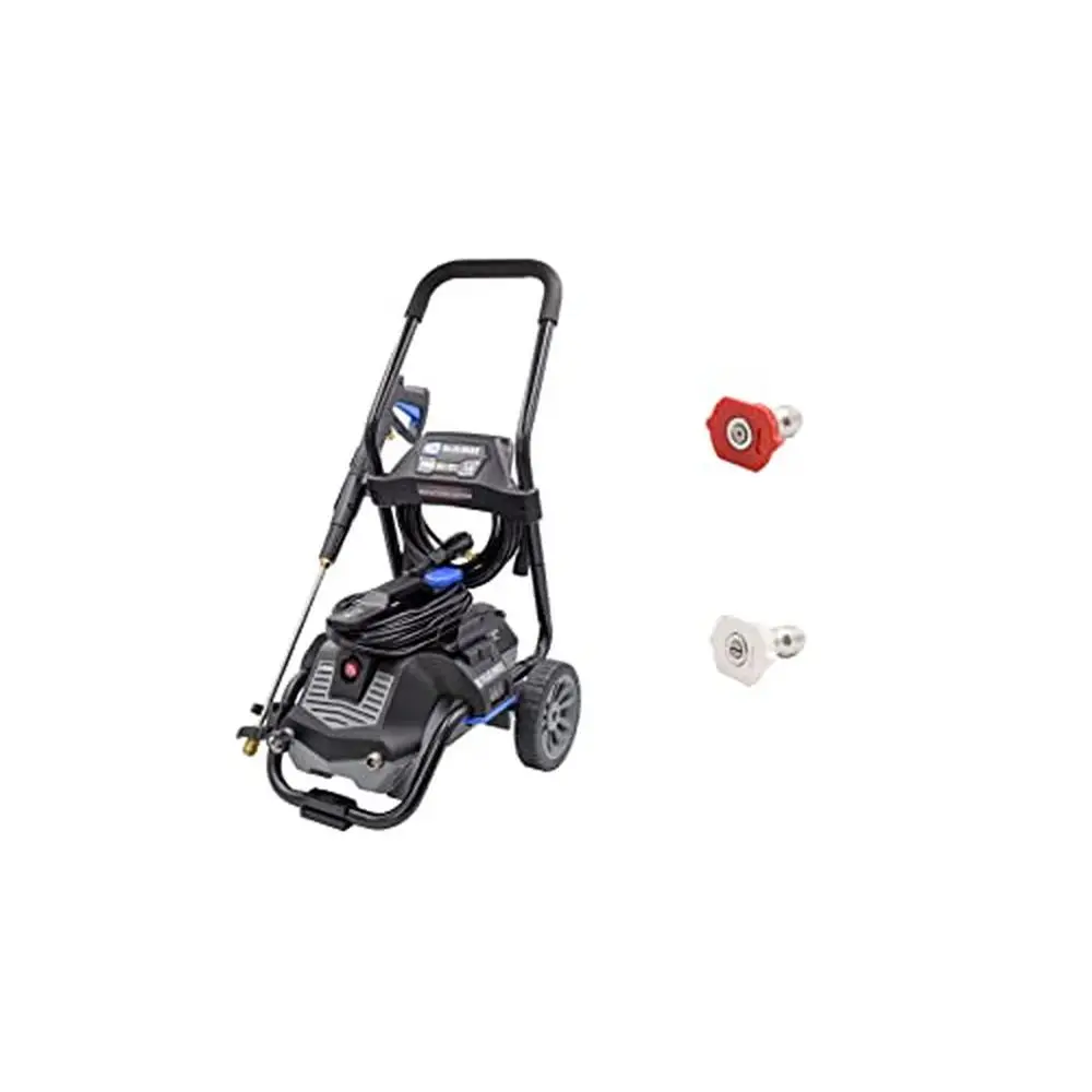 MAXX2300 Electric Pressure Washer Bundle with Red & White Nozzles 2300 PSI 1.5 GPM Nozzle Cleaner Ideal Tough & Large Area