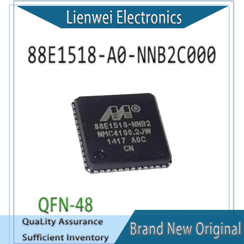 

100% New Original 88E1518-NNB2 88E1518-A0-NNB2C000 IC Chipset QFN-48