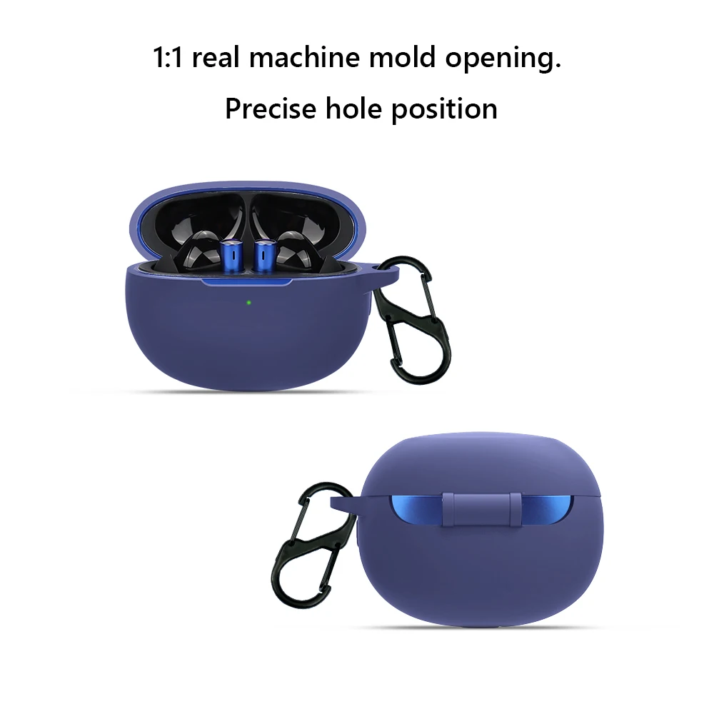 Vỏ Bảo Vệ Silicone Dành Cho Realme Nụ Air3 Tai Nghe Không Dây Có Thể Giặt Chống Bụi Bảo Vệ Cho Realme Nụ Hộp Vỏ