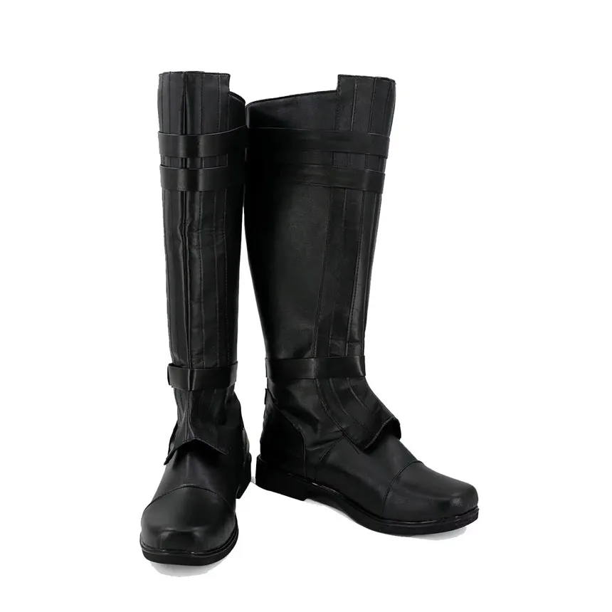 Männliche Anakin Cosplay Disguise Schuhe Stiefel Film Space Battle Schuhe Erwachsene Fantasia PU Leder Stiefel Halloween Party Nach Maß