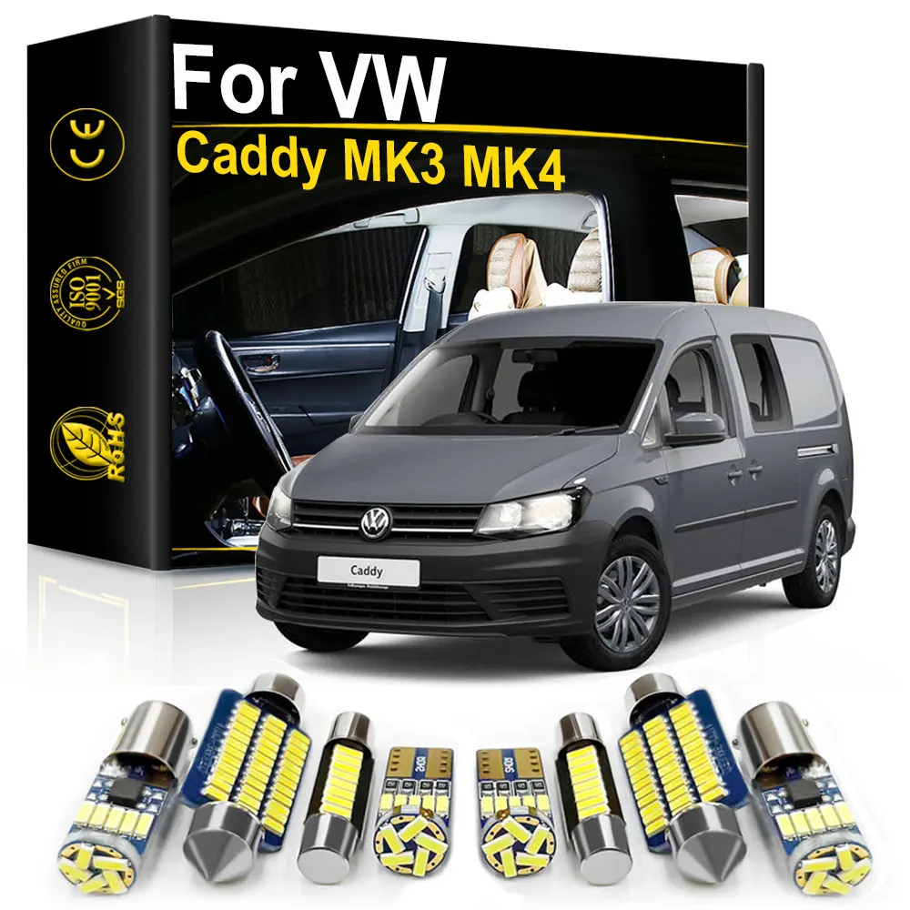 Do Volkswagen VW Caddy 3 4 MK3 MK4 2004 2005 2007 2008 2010 2012 2013 2014 2015 2016 2017 2018 Samochodowe wewnętrzne światła LED Canbus