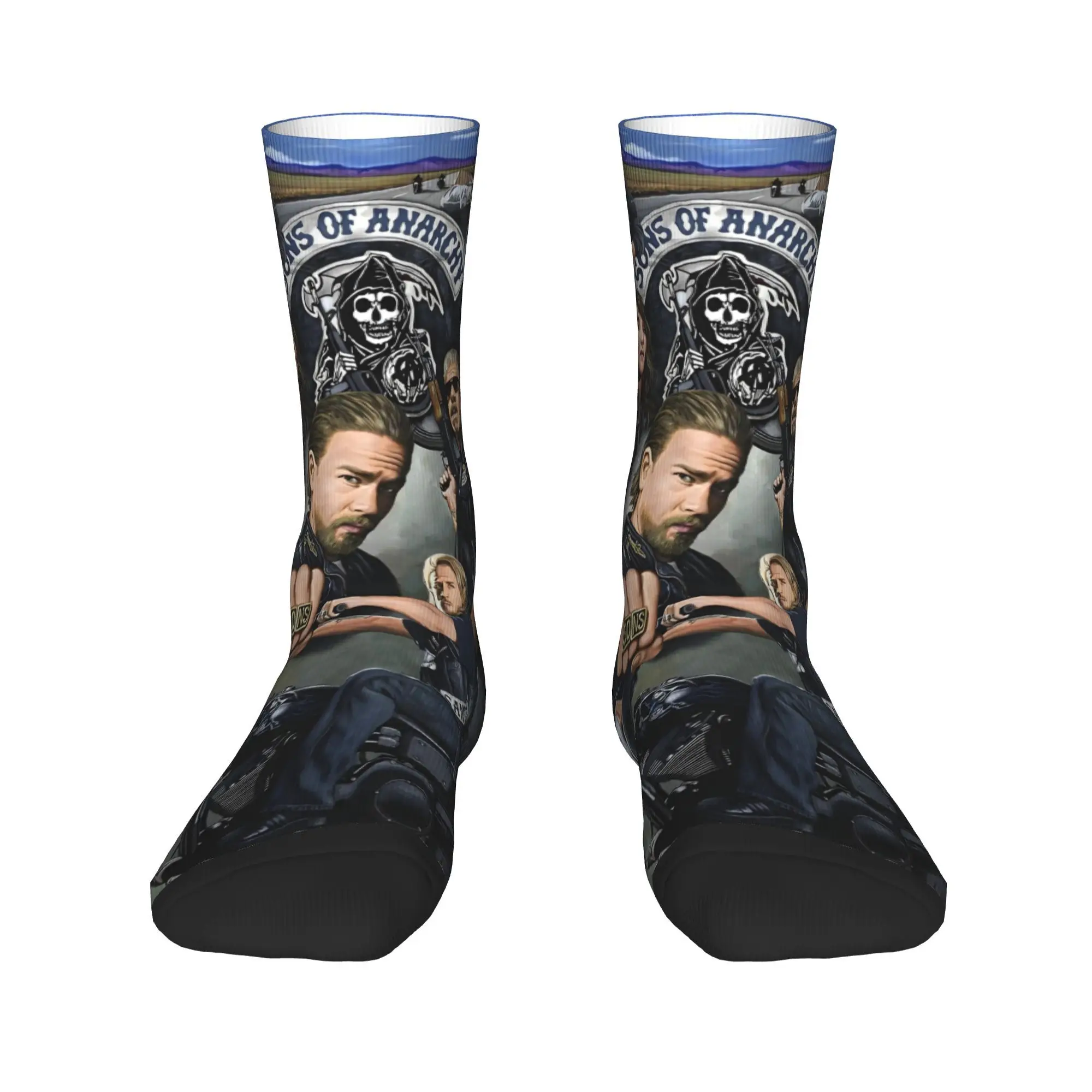 Men Women Sons Of Anarchys tv series drama Socks Sweat Absorbing Fashion  Socks Wonderful Gifts