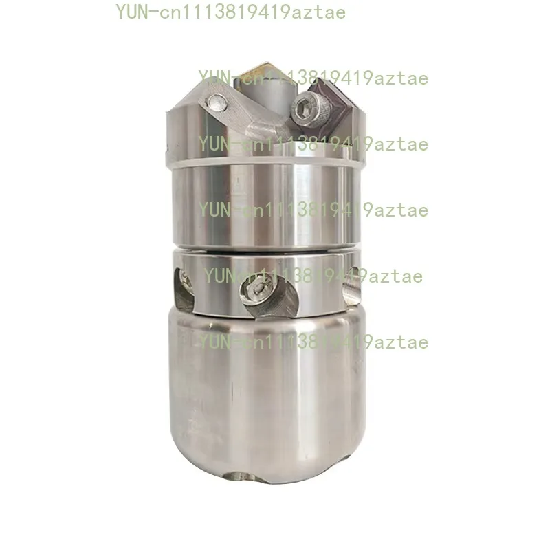 Rotating High Pressure Nozzle Stainless Steel Ceramic Tip Sewer Truck Cement Grease Hard Debris Pipe Dredging Cleaning Accessory