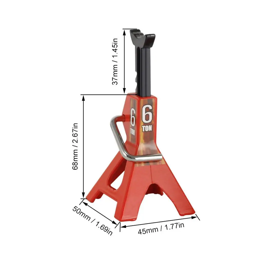 

Подставки для моделирования RC 6-тонный игрушечный домкрат подходит для игрушечных радиоуправляемых автомобилей Инструмент для ремонта 1/10 RC Crawler SCX10 D90 CC01 TRX4 Axial