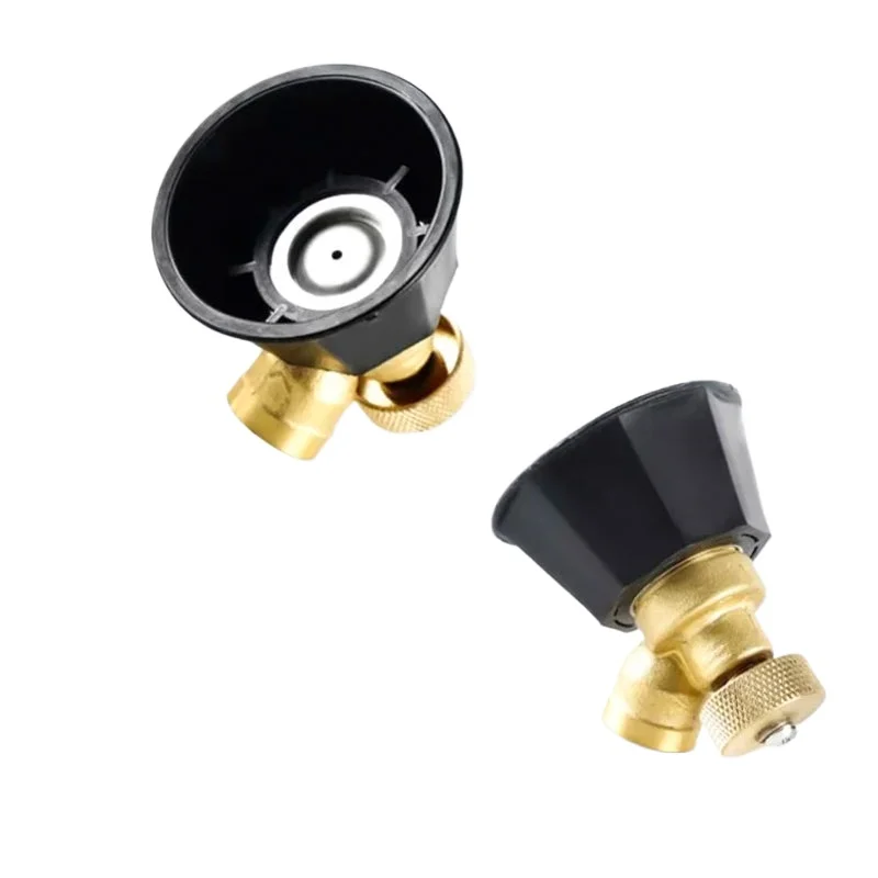 Черная циклонная насадка-распылитель, сельскохозяйственная распылительная регулируемая спринклерная головка, распылительная насадка высокого давления для тонкого распыления