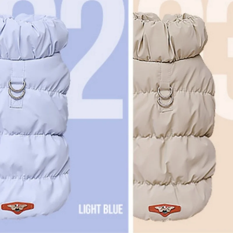 

Soft Warm Dog Clothes Winter Padded Puppy Cat Coat Jacket For Small Medium Dogs Chihuahua French Bulldog Poodle Vest Pet Outfit