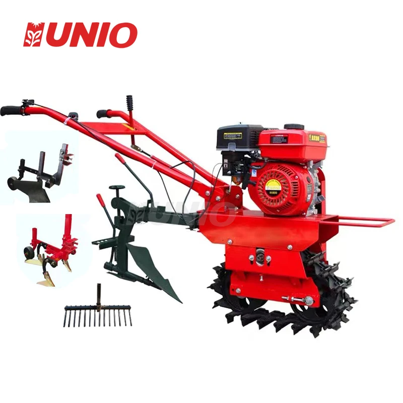 

Mini Cultivator Tiller Power Weeder Tiller Multifunctional Mini Walking Tractors Micro Tillage Machine Garden Green Power Tiller