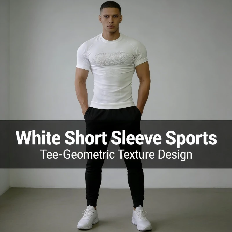 

Summer Men's Running Training Quick-Dry Compression Tight Outdoor Top Fitness Short-Sleeve Sports T-Shirt