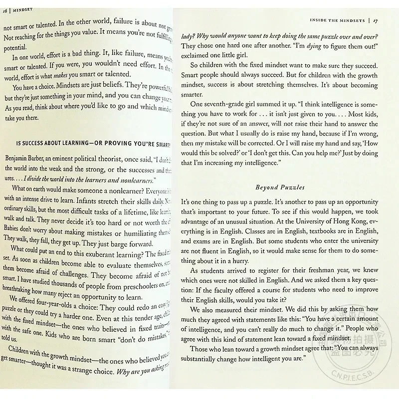 Mindset: The New Psychology of Success, By Carol S.Dweck, An Inspiring Book on Foreign Literature. Book