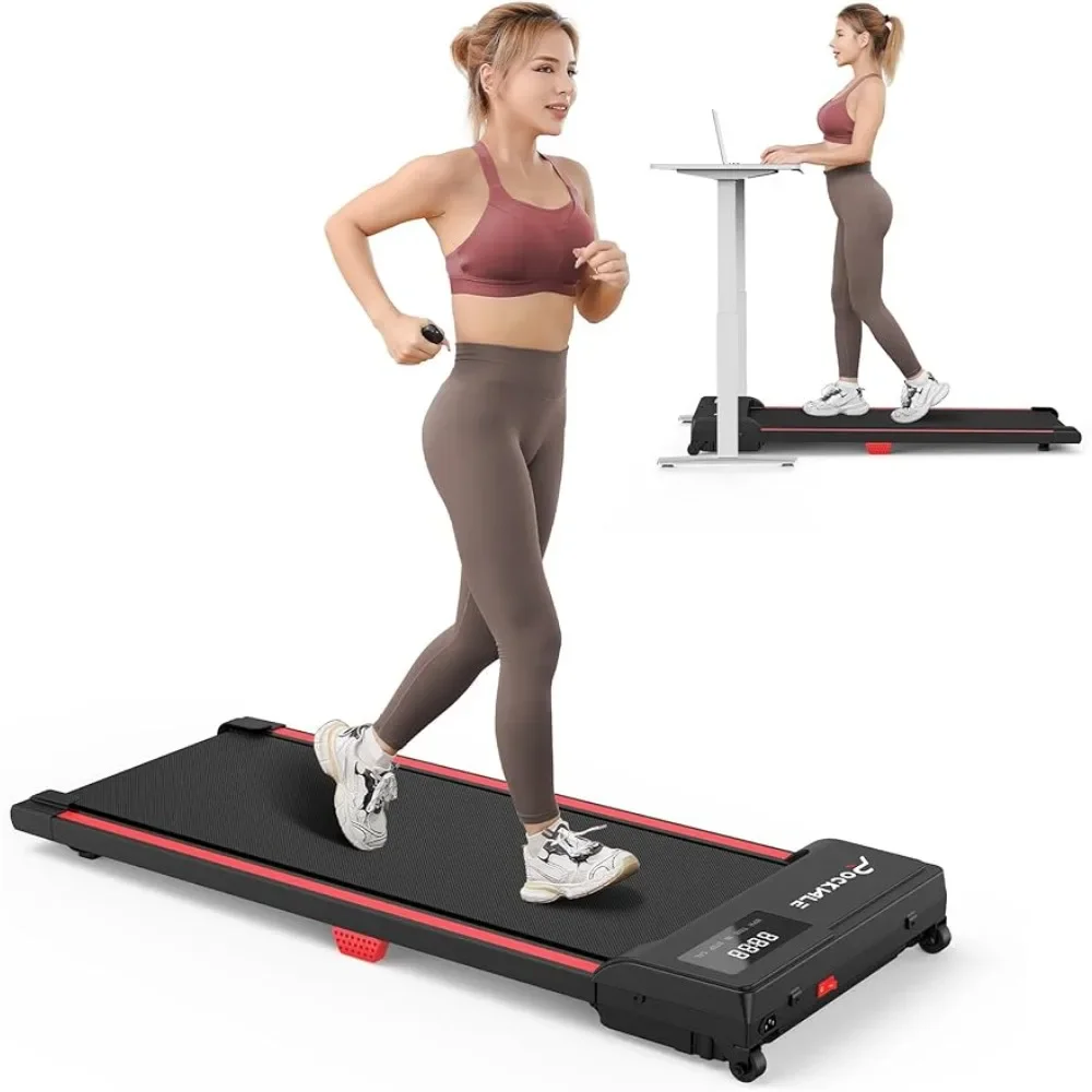 

Portable Mini Treadmill with Remote Control 2.5 HP Walking Jogging Machine in LED Display Free Installation Freight free