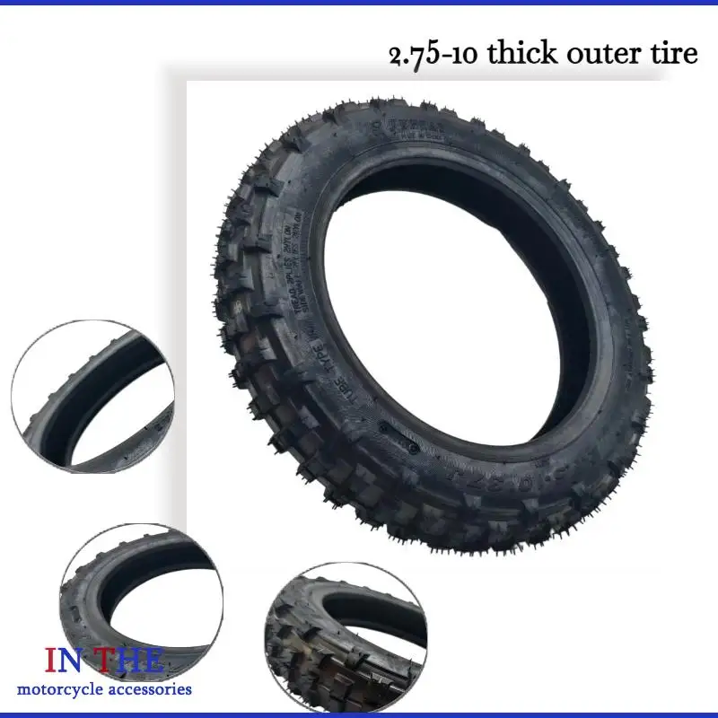 High quality wear-resistant thickened 2.75-10 inner outer tiresreplacement parts for most electric motorcycle outer tires