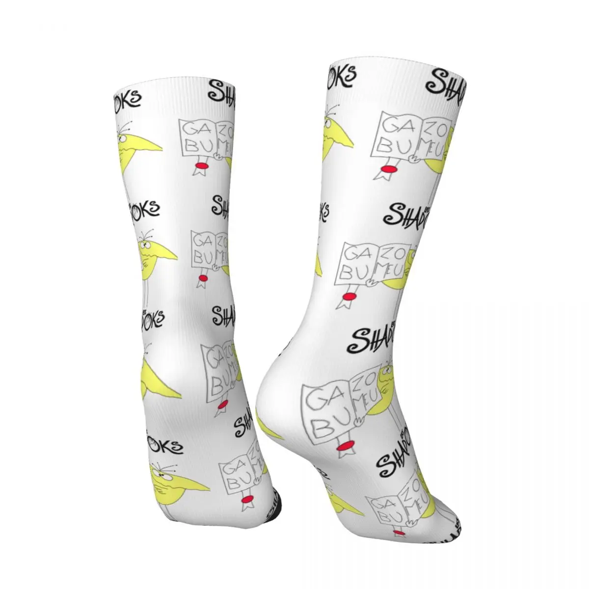 Hip Hop Retro Reading Crazy Men's compression Socks Unisex L-Les Shadoks Street Style Seamless Printed Funny Novelty Happy