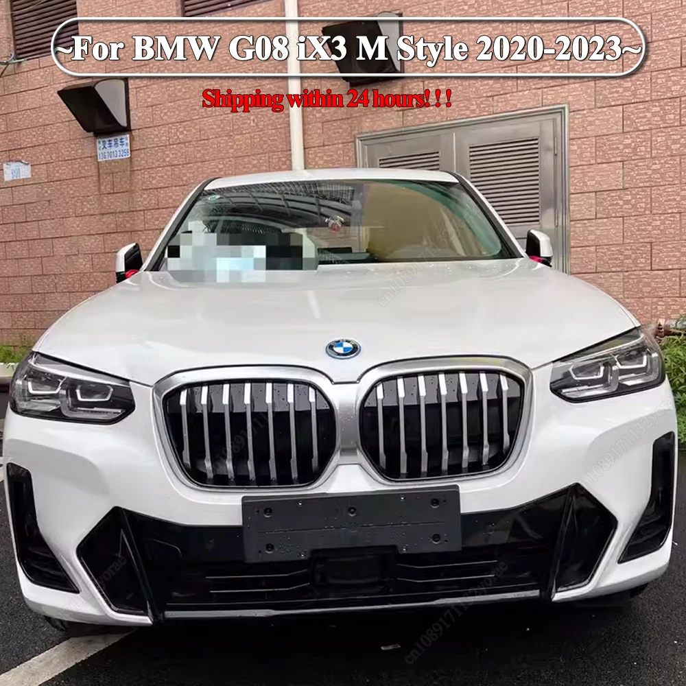 

For BMW G08 iX3 M Style 2020 2021 2022 2023 Single Slat Car Front Kidney Grill Grille Racing Grills Grille Bodykits Tuning ABS