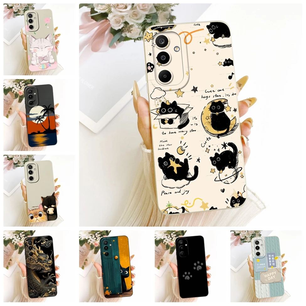 For Samsung Galaxy M16 5G M166P Casing For Samsung F16 5G E166P Cover Fashion Cartoon Cute Funny Painted Silicone Phone Case