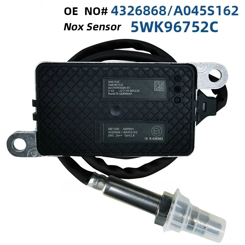 5WK96752C 5WK9 6752C 4326868 Original New Nitrogen Oxygen NOx Sensor For Cummins Engine Truck Spare Parts