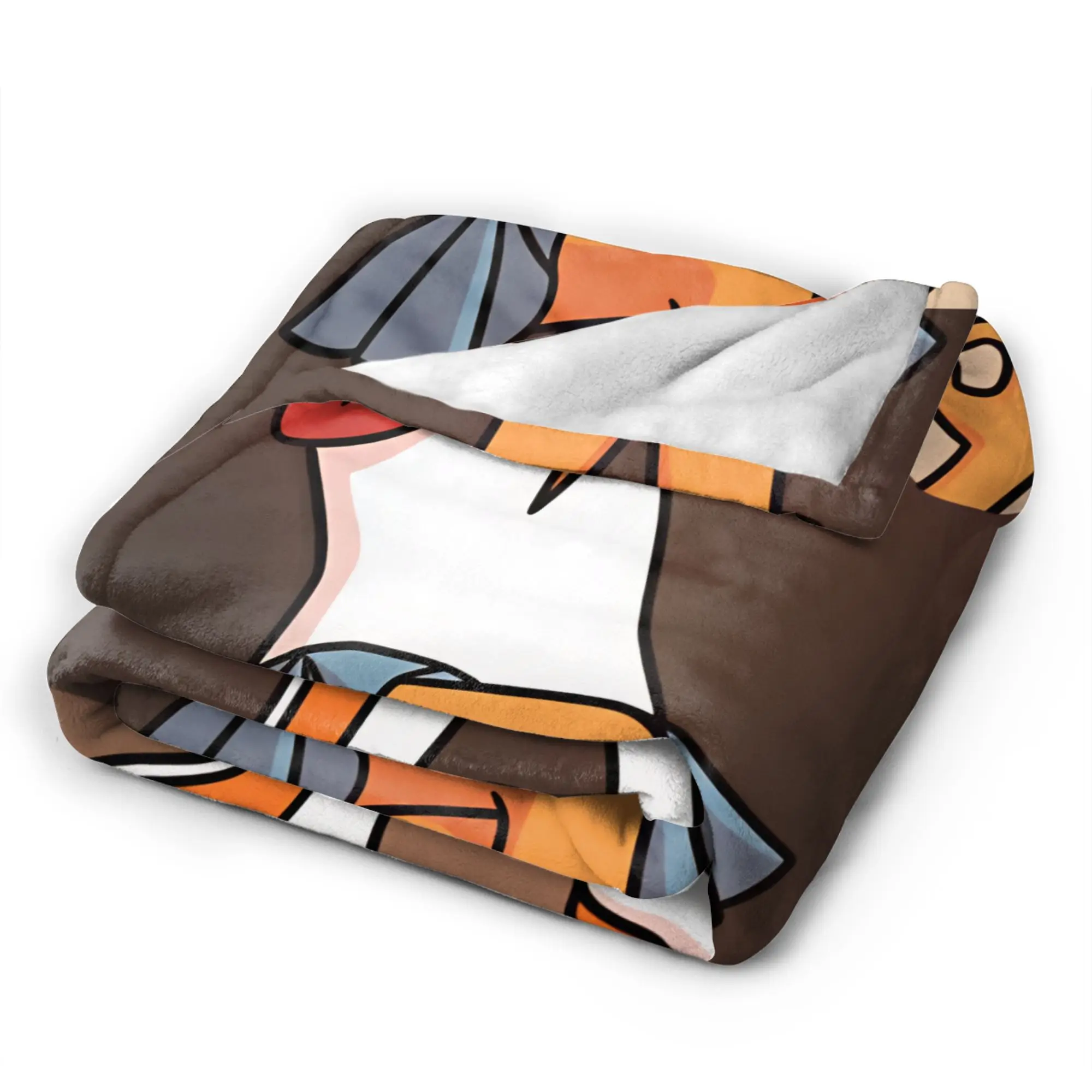Ongezelligs Flannel Blanket Winter  Warm Soft Throw Blanket for Child Living Room Street Trend Bedspread Sofa Bed Cover