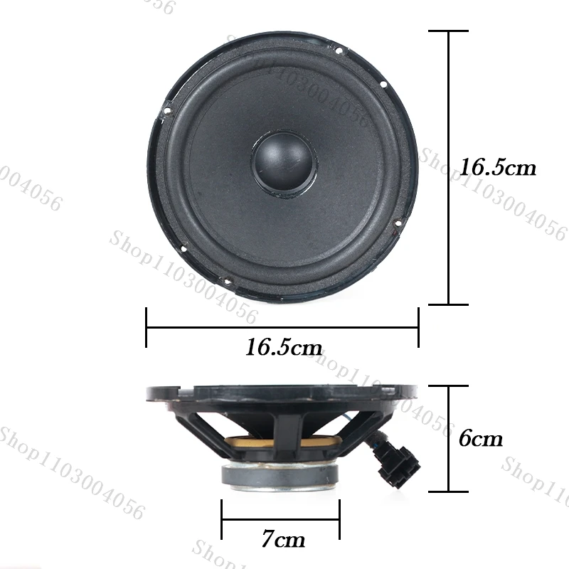 Car Front Door Speaker For Audi A6 C6 2005 2006 2007 2008 2009 2010 2011 Middle Bass Horn Accessories 4F0035381B 4F0035382B