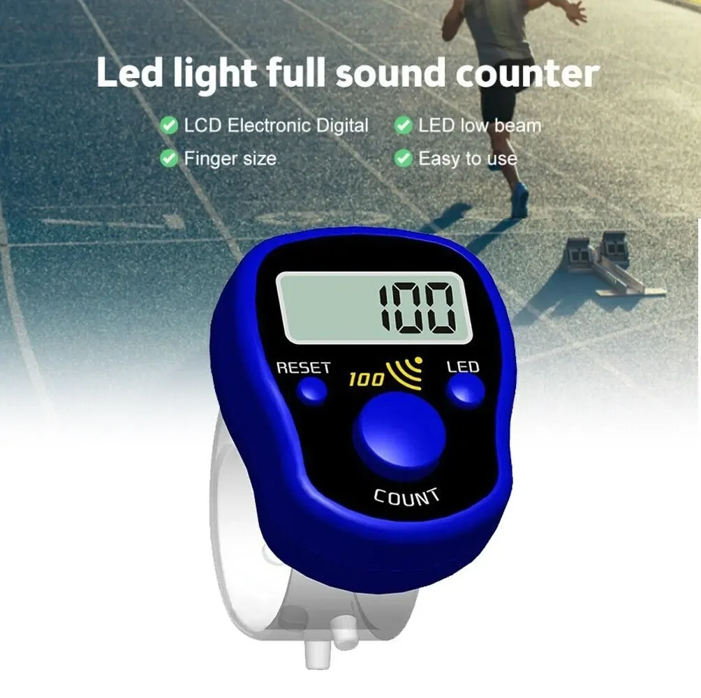 2pcs Set Mini Stitch Marker And Row Finger Counter LCD Electronic Digital Tally Counter by BeBosLook image 5