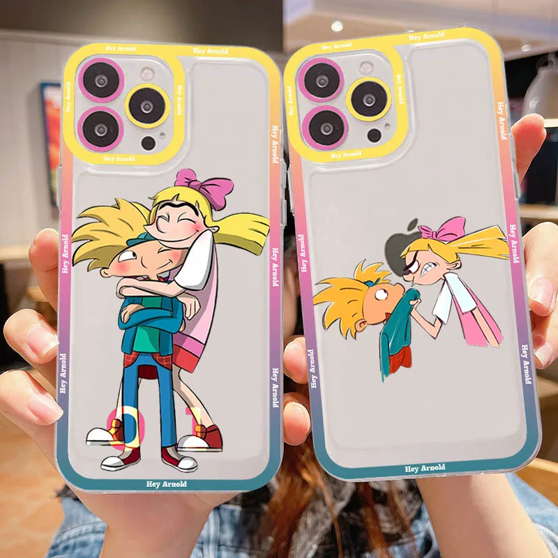 H-Hey A-ArnoldS H-HelgaS Phone Case For Redmi 7 8 9 A For Redmi Note 5 7 8 9 10 11 Pro Max 4G 5G Funfas