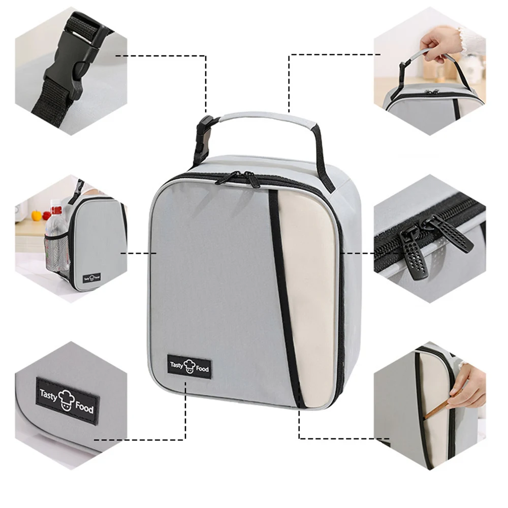 Insulated Lunch Bag Insulation Bento Pack Aluminum Foil Rice Bag Meal Pack Ice Pack Student Bento Lunch Handbag Insulation