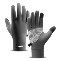 Thin Touchscreen Cycling Gloves S / M Warm Knit Sports Gloves for Outdoor Running Winter Use