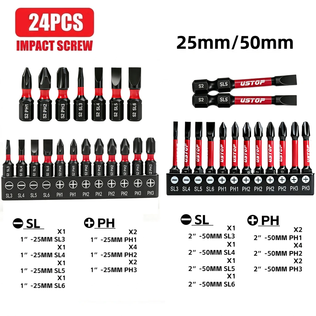 Ustop, 12/24 Piece …