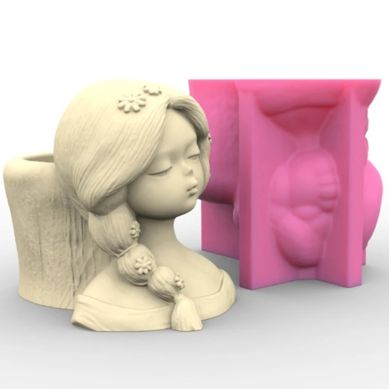 Рисунок 4 - Силиконовая форма для горшка с боковыми волосами