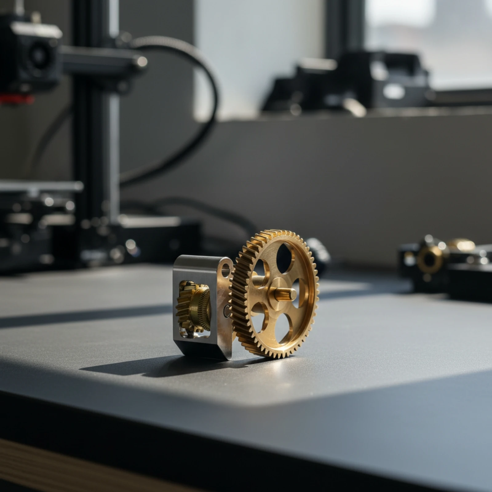 3D Printer Extruder - Hardened Steel Gear Kit Heavy Duty