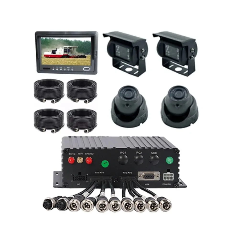 High Quality 4ch Gps 4g Wifi Mobile Dvr Remote Monitoring and Positioning Mdvr