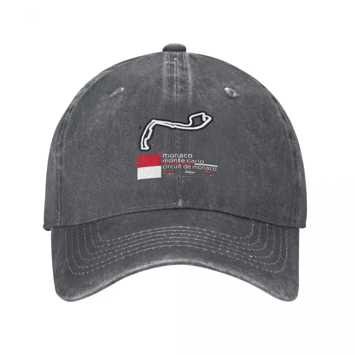 Monaco F1 Records (Circuit de Monaco) Baseball Cap Thermal Visor Luxury man cap Girl Men's