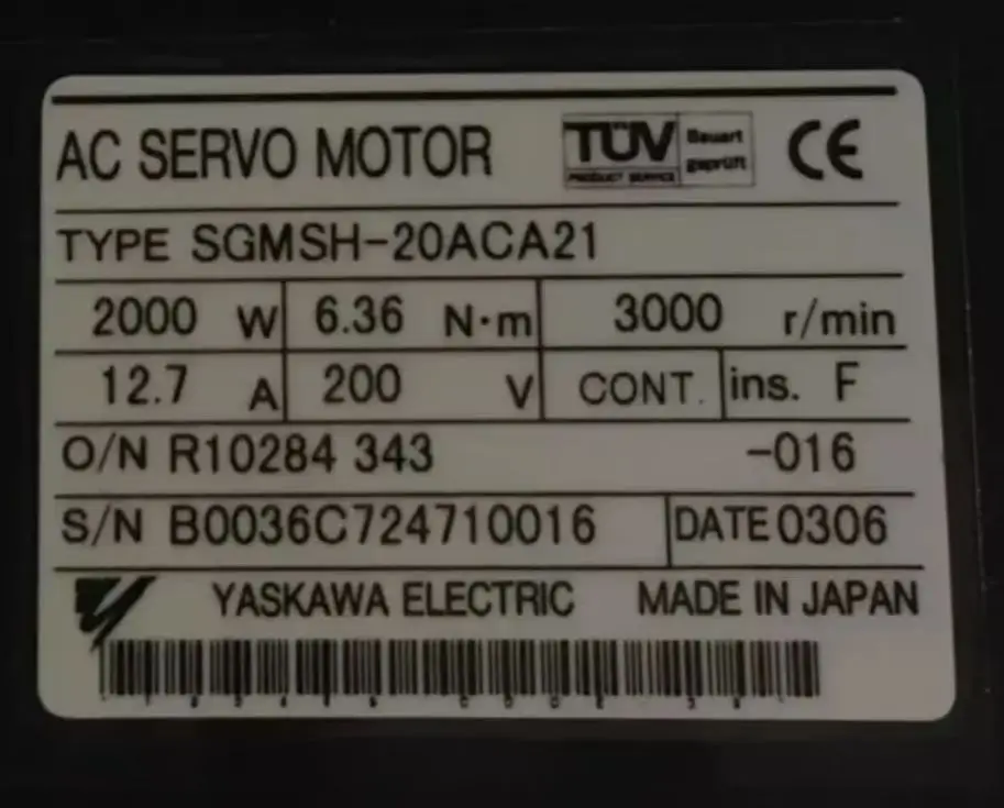 

SGMSH-20ACA21 Brand New Servo Motor，In Stock，SGMSH 20ACA21