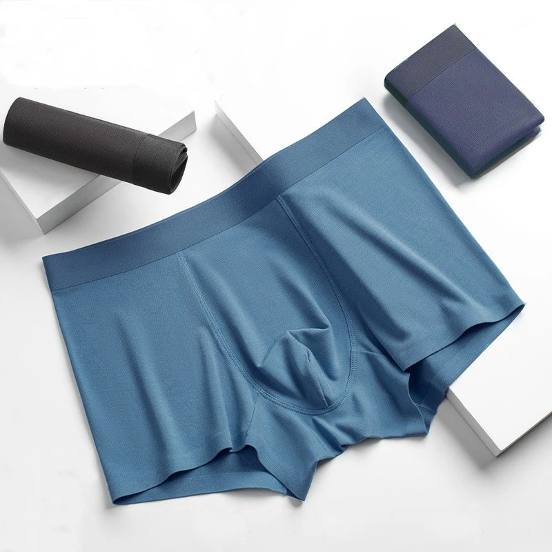 4pcs Modal Man Underwear Comfortable Breathable Underpants L XL 2XL 3XL 4XL Size Men Panties Seamless Men Under Boxers