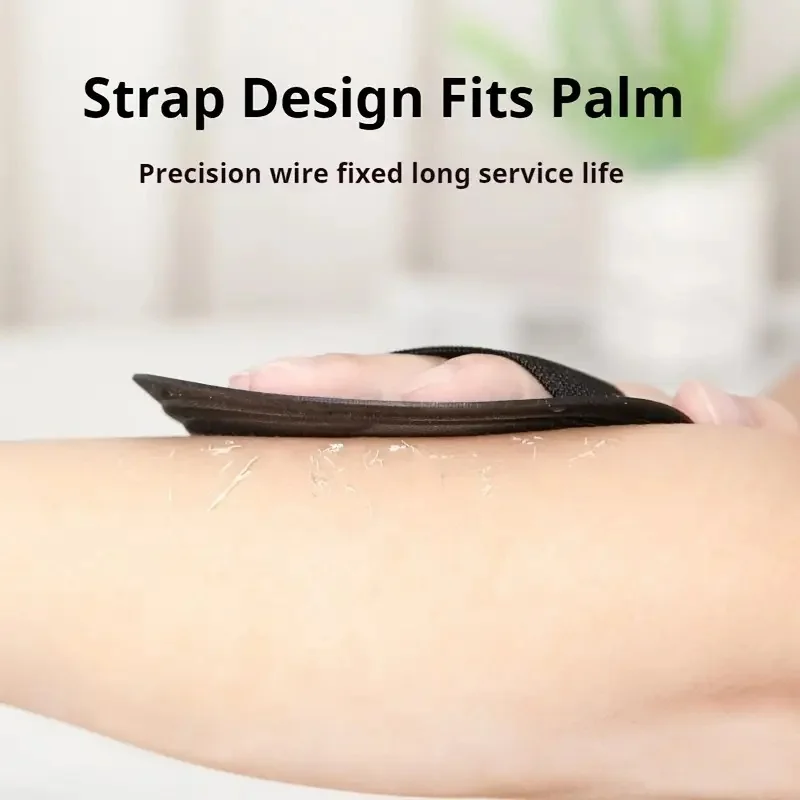 Painless Exfoliating Glove - Upgraded Strap Design for Effortless Scrubbing in Shower or Spa
