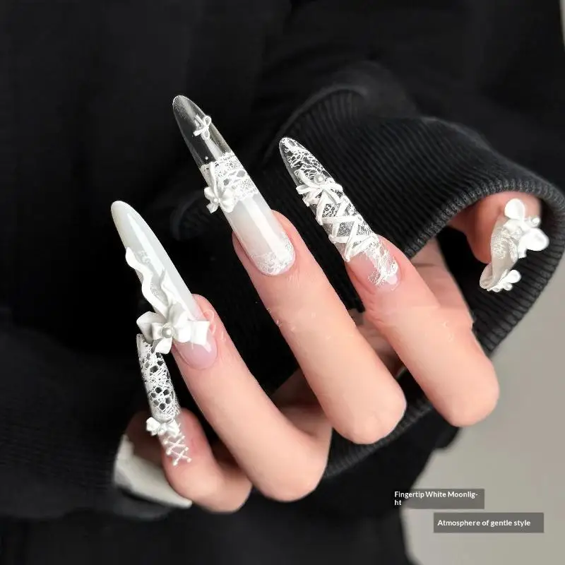 Stylish 3D Bowknot Nail Charms 50PCS for Perfect Flatback Manicure Design