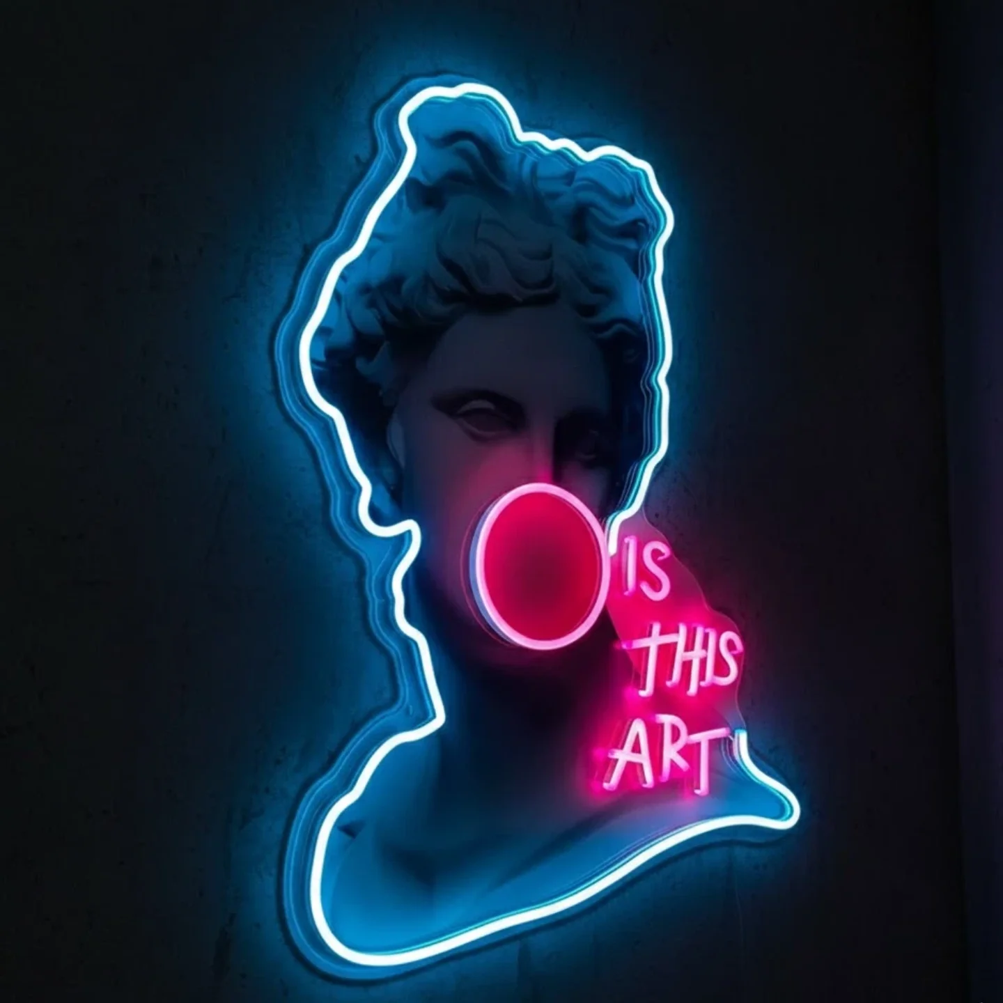 David Statue Bubble…