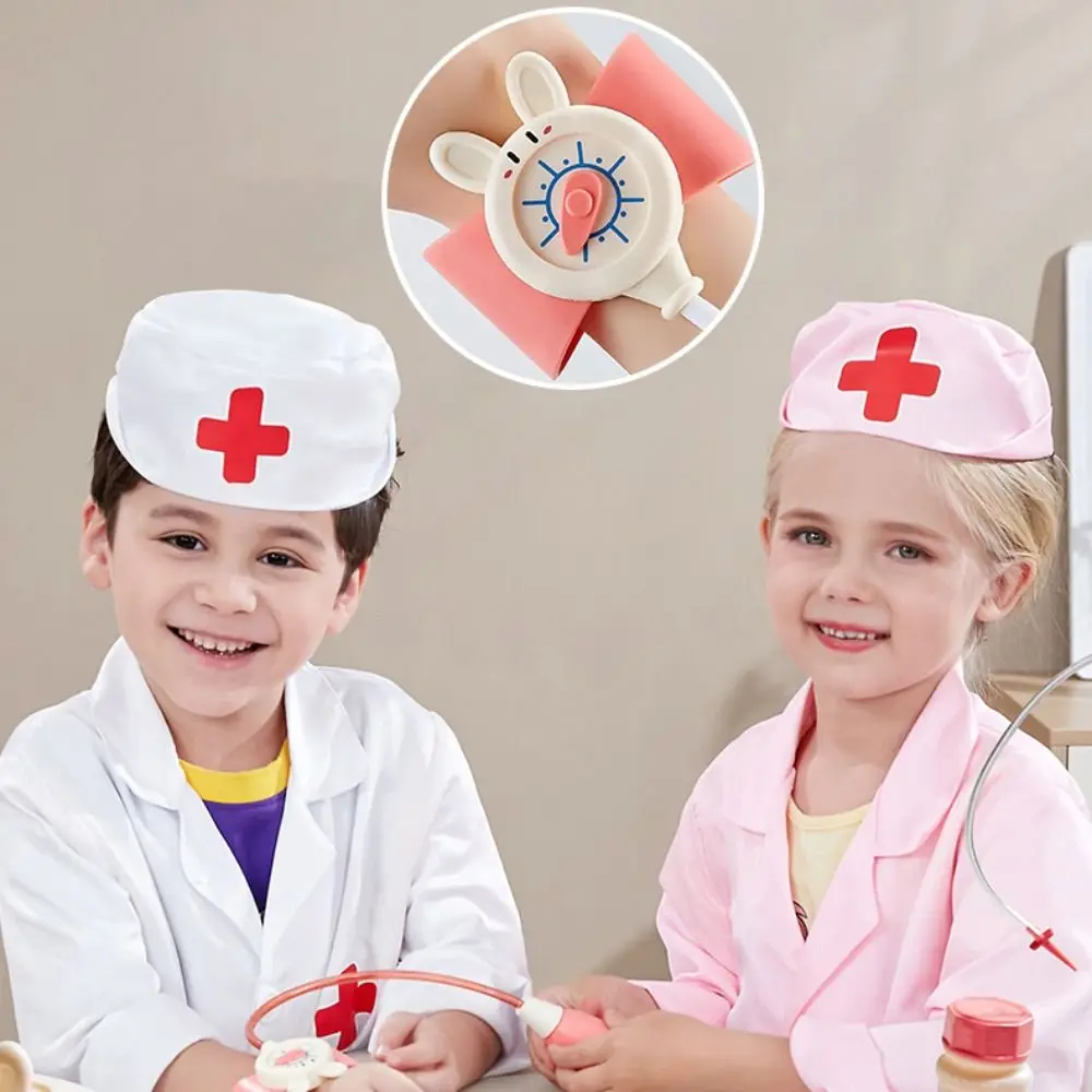 Simulation Dentist Box Doctor Pretend Role Play Kit Educational Game Pretent Play Toys Kid Stethoscope Doctor Set Blue/Pink