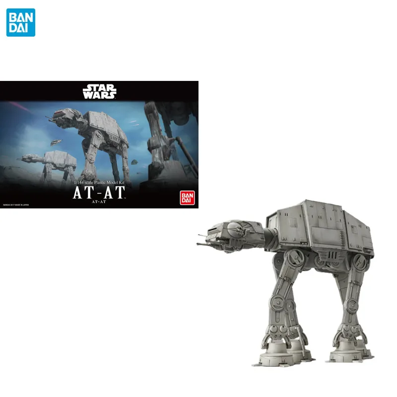 

Bandai Original Star Wars Movie 1/144 Scale Plastic Model Kit AT-AT.Action Figure Assembly Model Toy Gifts for Children