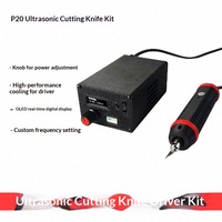 P20 Ultrasonic Cutting Knife P20 Ultrasonic Driver Board with OLED Display Fit for Plastic/Carbon Fiber/PC Cutting