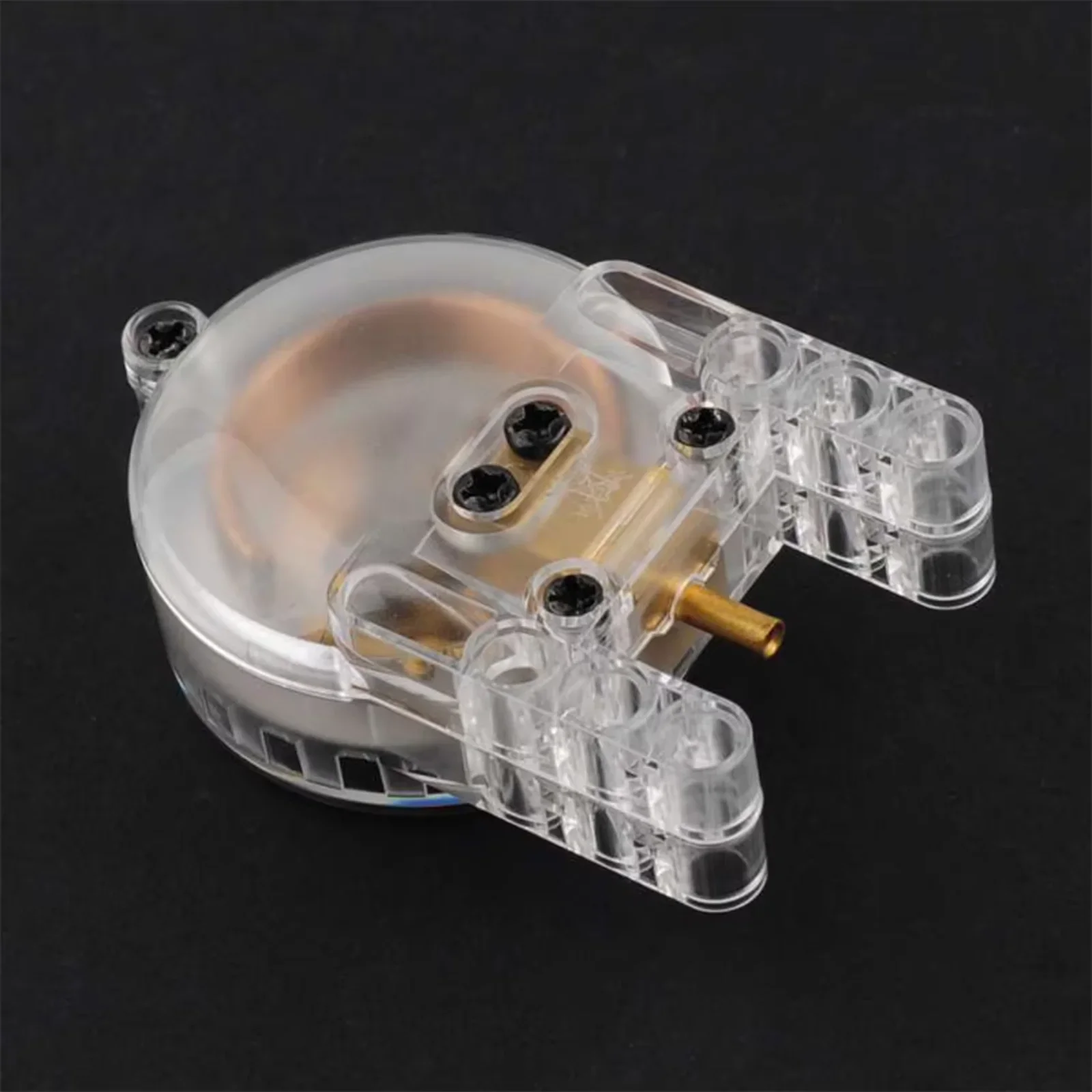 

3PCS Pneumatic Parts Kit for Building Blocks - Air Tank, Barometer & 4mm Hose Compatible with 47225 19476 Models