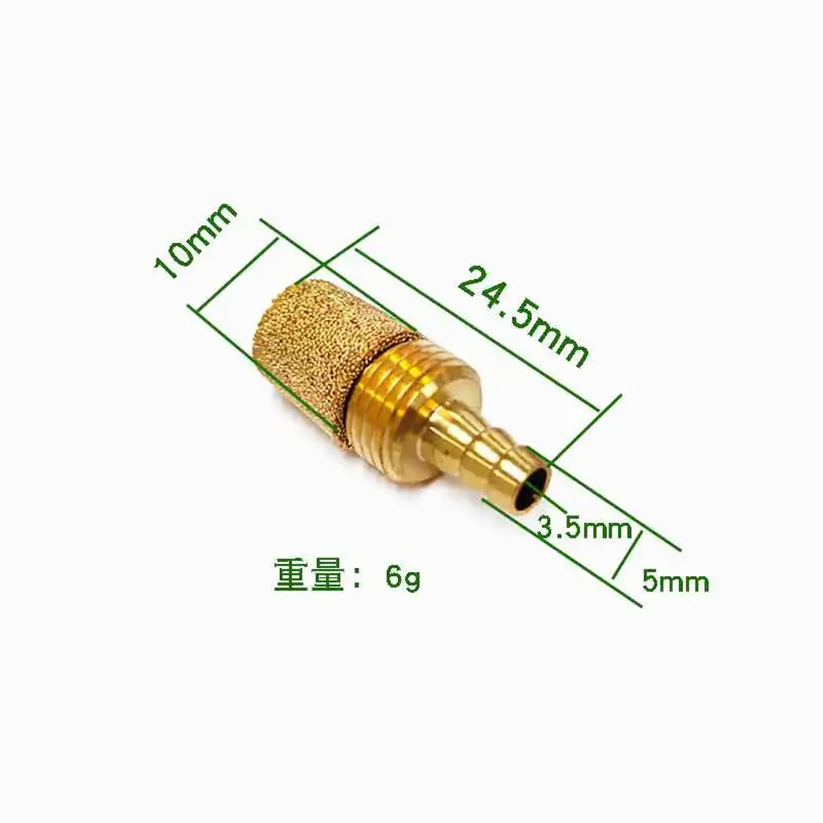 1pcs Anti Fouling Oil RC Accessory Fuel Clunk Filters Sintered Bronze High Quality D11×d4.5×L25mm Oil Hammer For RC Parts